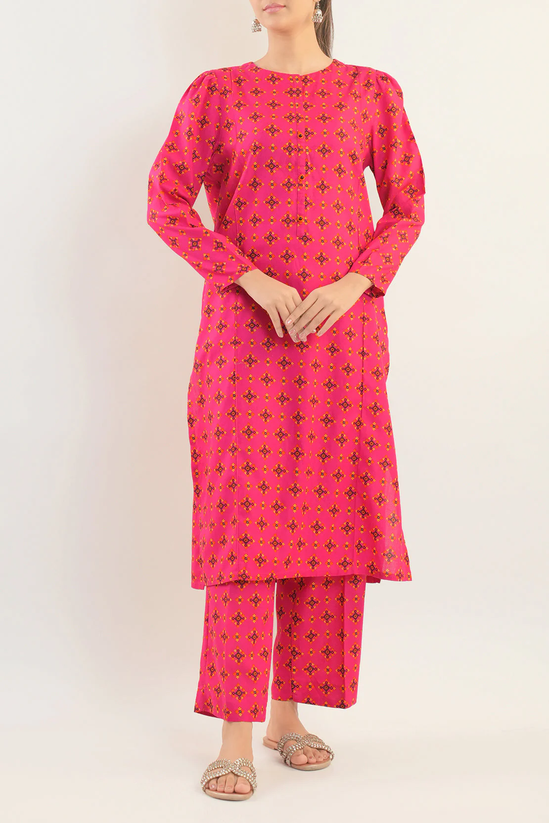 Printed Lawn Stitched 2 Piece (Shirt/Trouser)