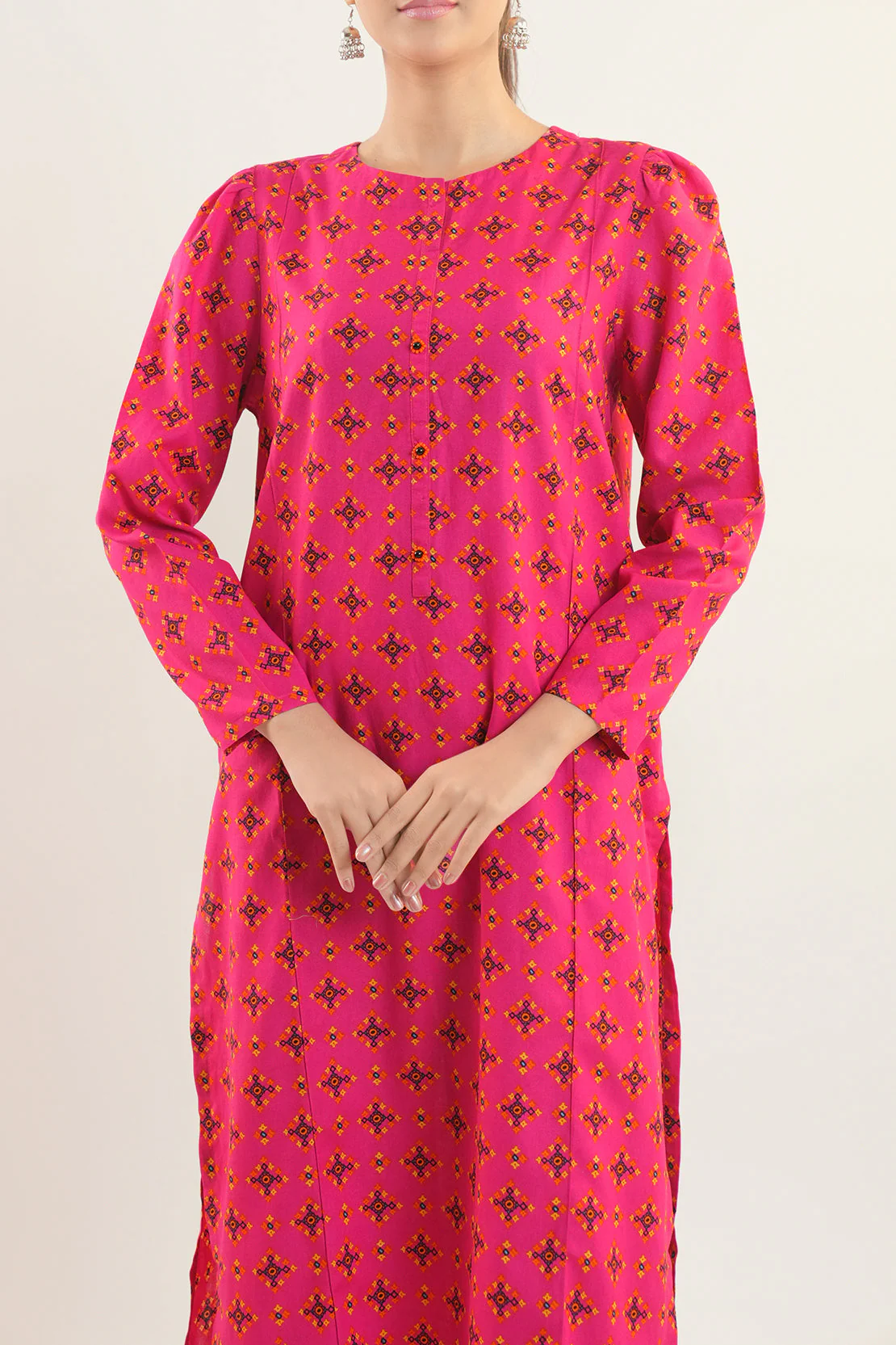 Printed Lawn Stitched 2 Piece (Shirt/Trouser) - Image 6