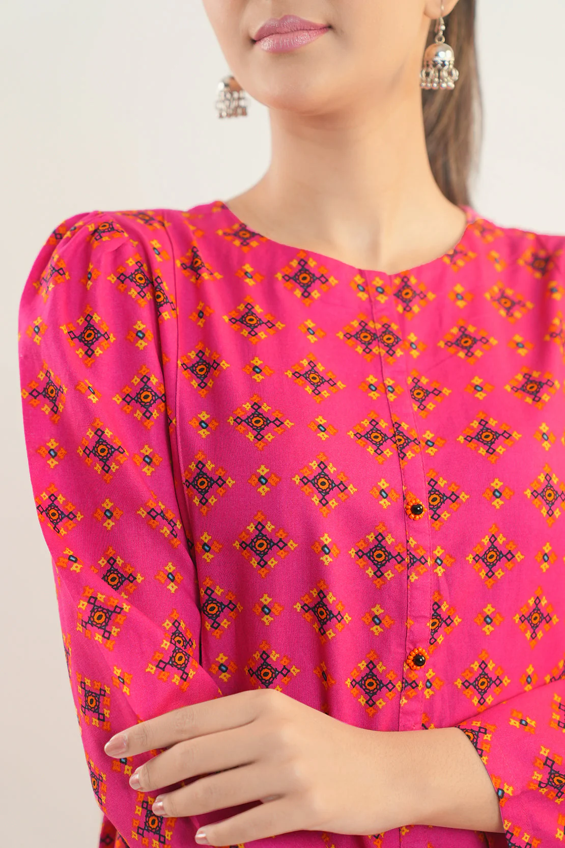 Printed Lawn Stitched 2 Piece (Shirt/Trouser) - Image 9