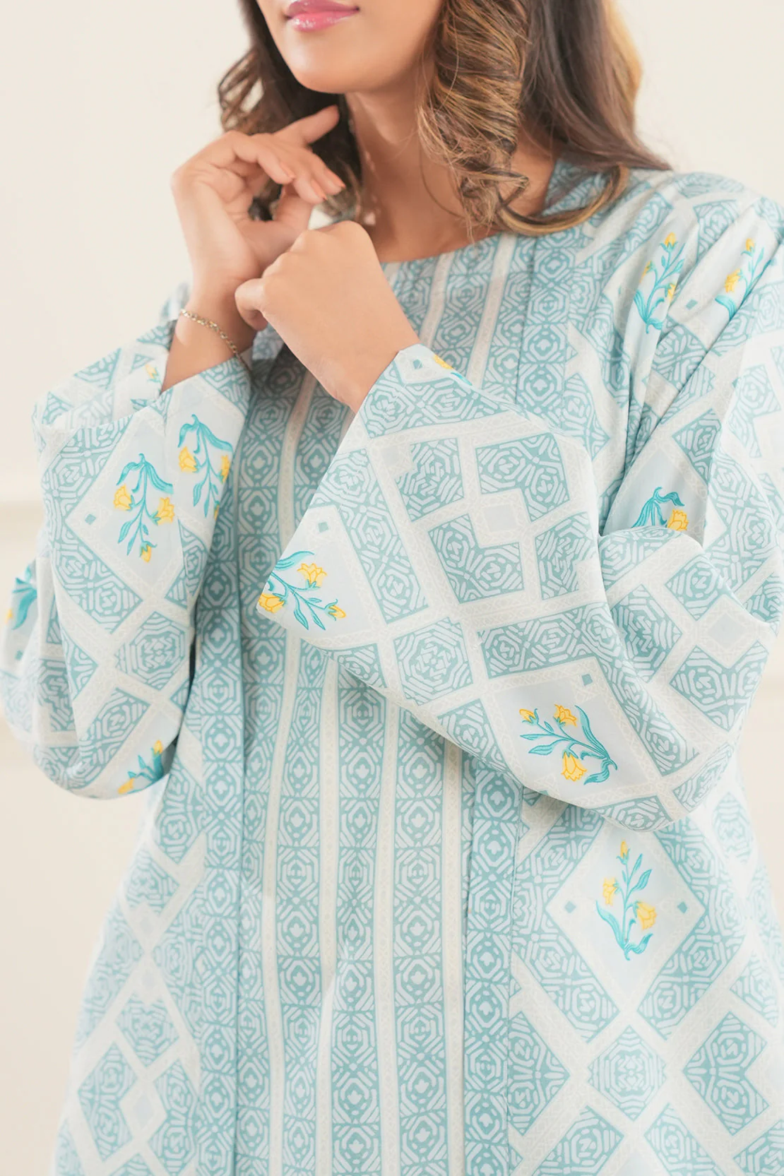 Printed Lawn Stitched 2 Piece (Shirt/Trouser) - Image 5