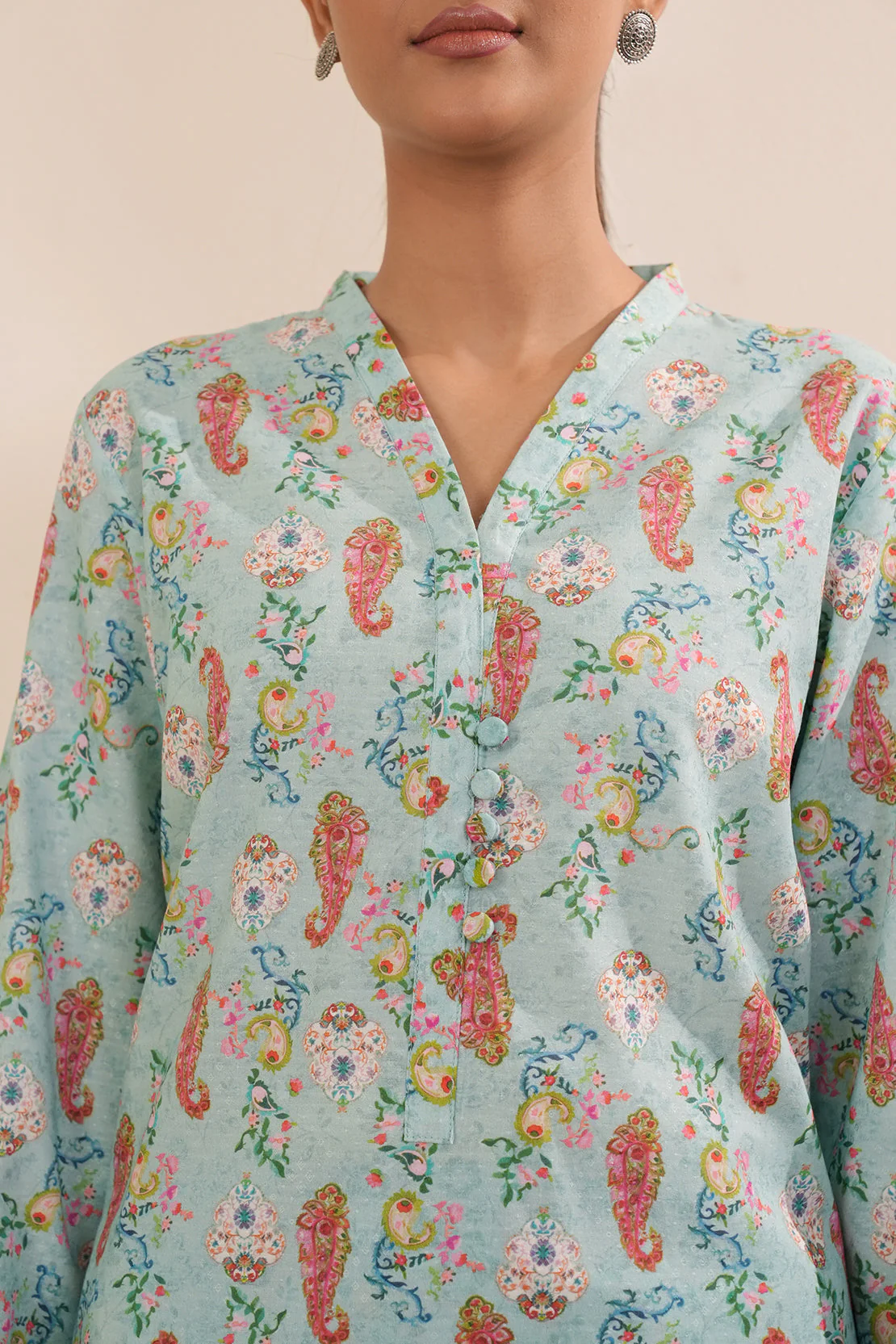 Printed Lawn Stitched 2 Piece (Shirt/Trouser) - Image 5