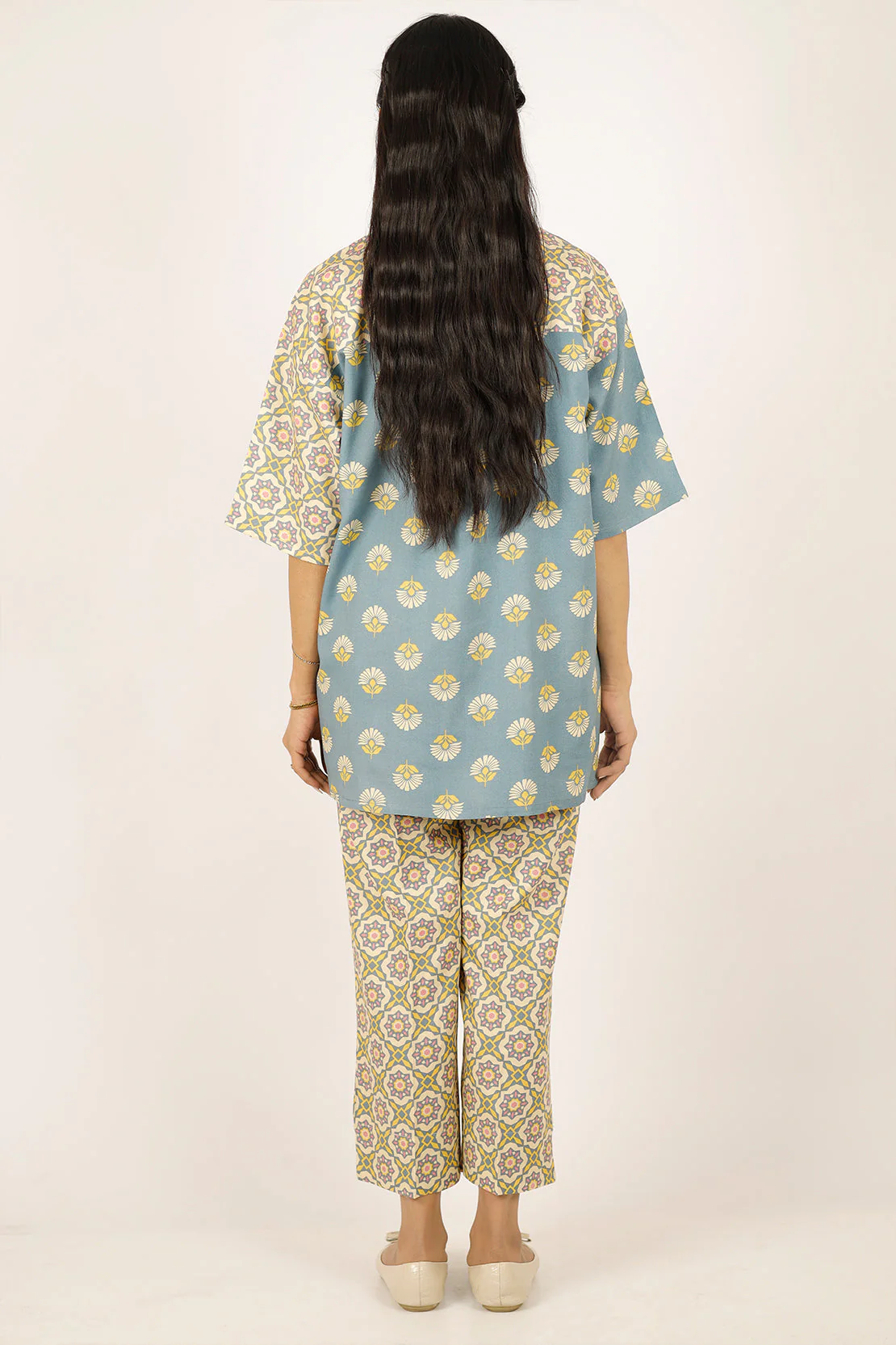 Printed Lawn Stitched 2 Piece (Shirt/Trouser) - Image 7