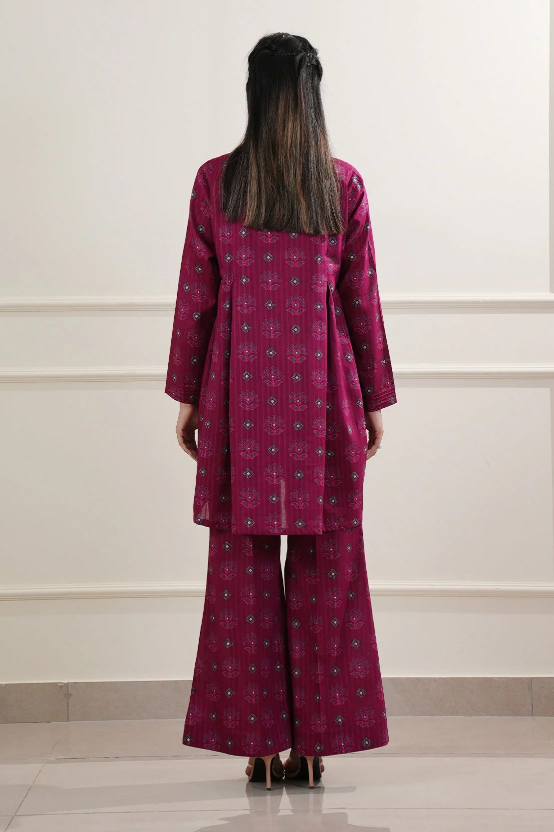 Printed Lawn Stitched 2 Piece (Shirt/Trouser) - Image 8