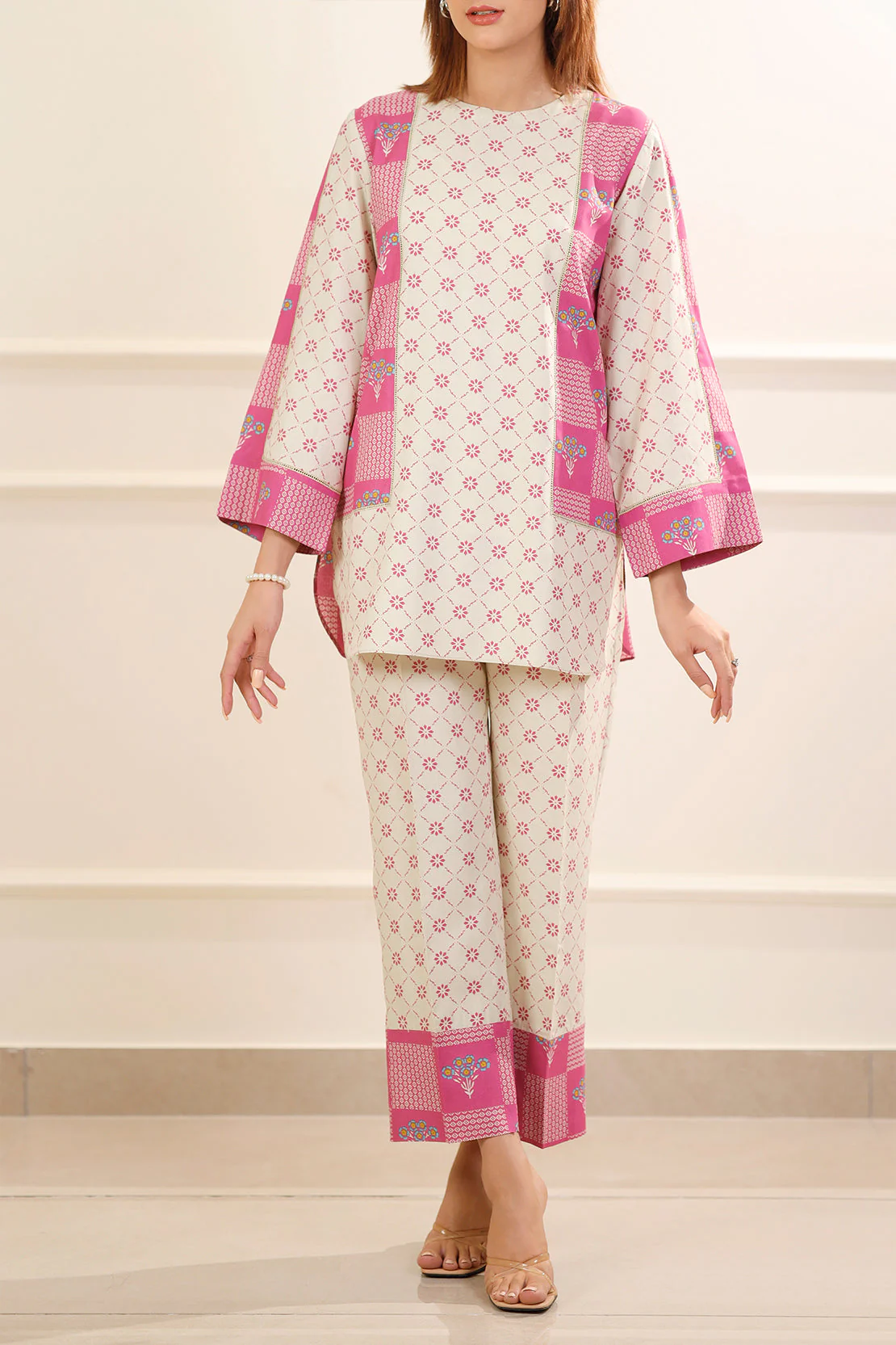 Printed Lawn Stitched 2 Piece (Shirt/Trouser) - Image 2