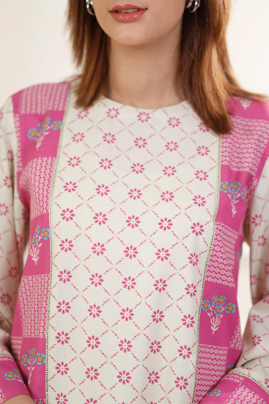 Printed Lawn Stitched 2 Piece (Shirt/Trouser) - Image 6