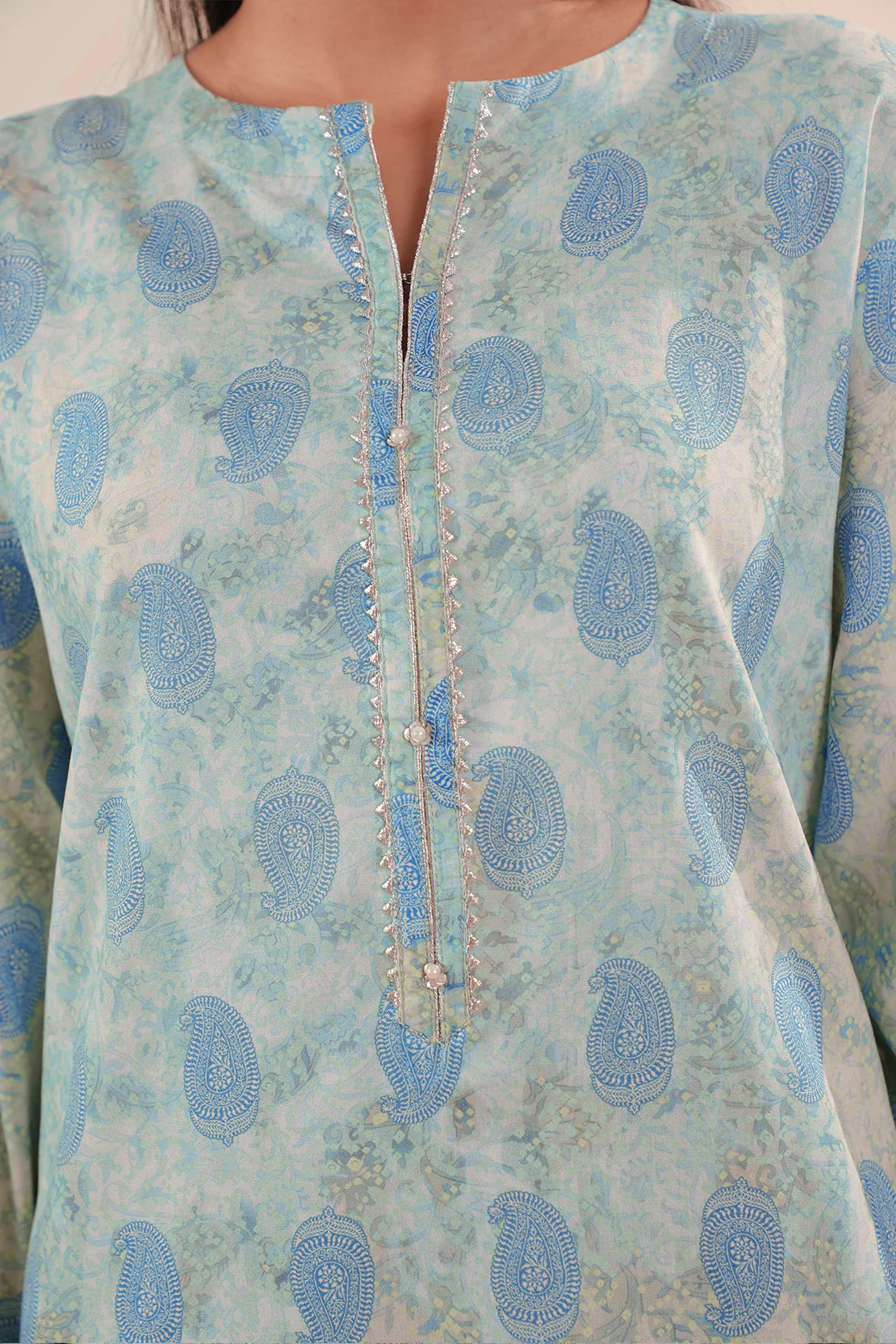 Printed Lawn Stitched 2 Piece (Shirt/Trouser) - Image 5