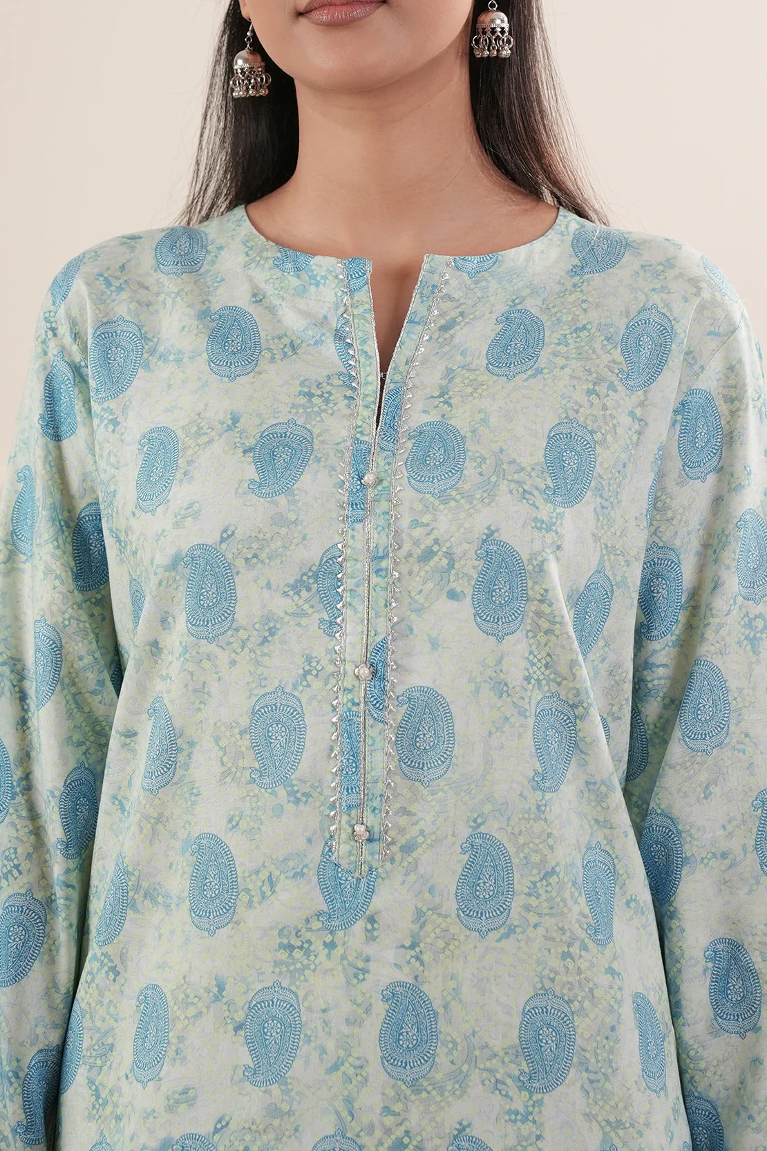Printed Lawn Stitched 2 Piece (Shirt/Trouser) - Image 6