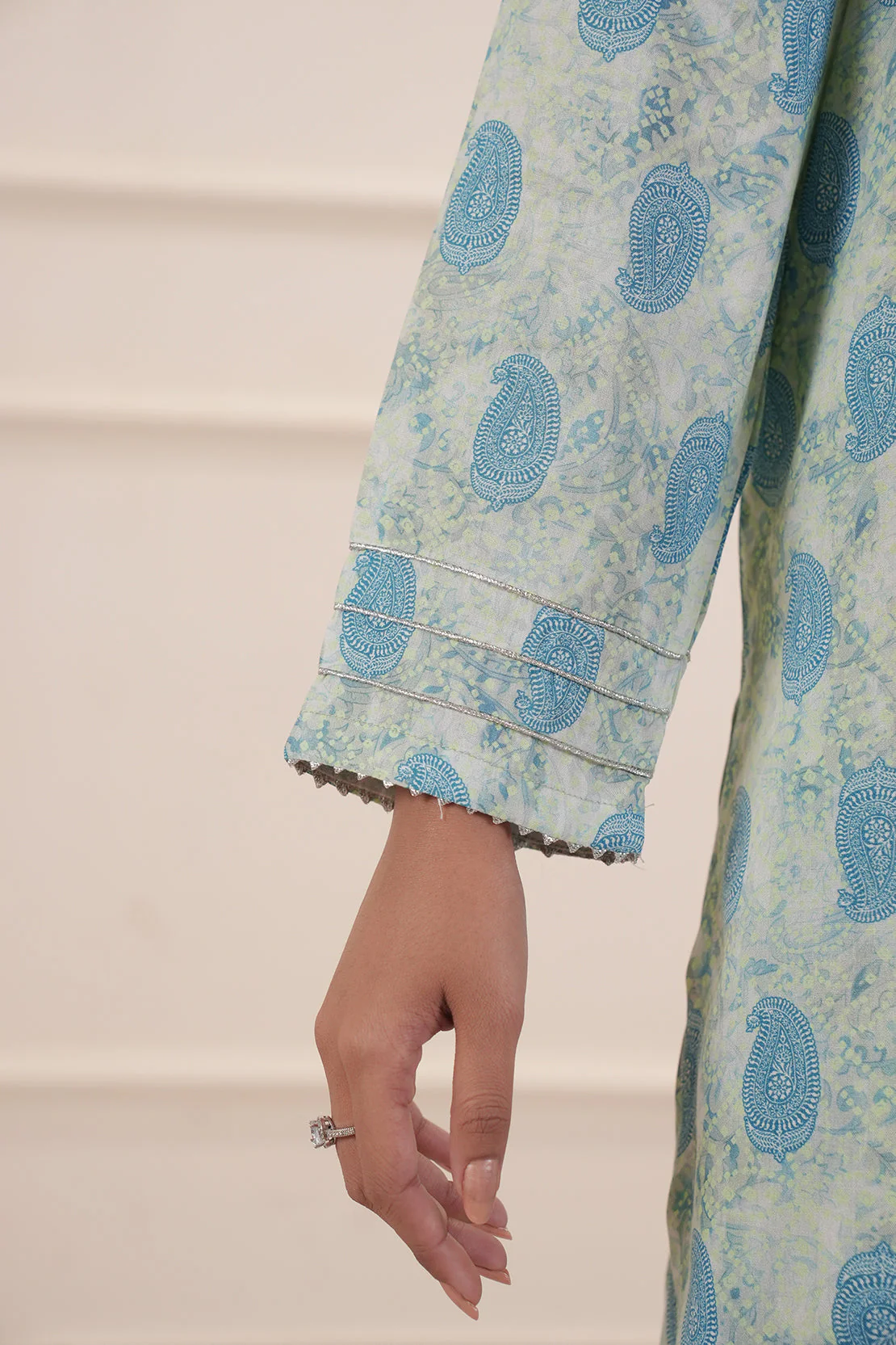 Printed Lawn Stitched 2 Piece (Shirt/Trouser) - Image 7