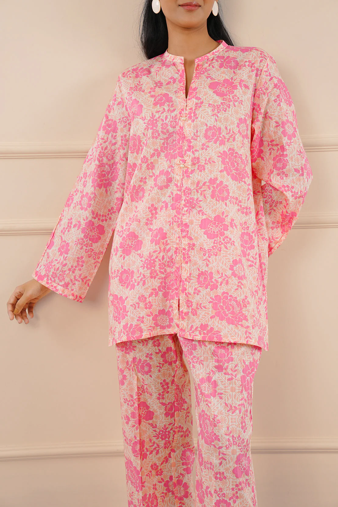 Printed Lawn Stitched 2 Piece (Shirt/Trouser) - Image 2
