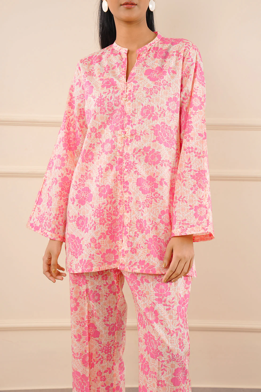 Printed Lawn Stitched 2 Piece (Shirt/Trouser) - Image 7