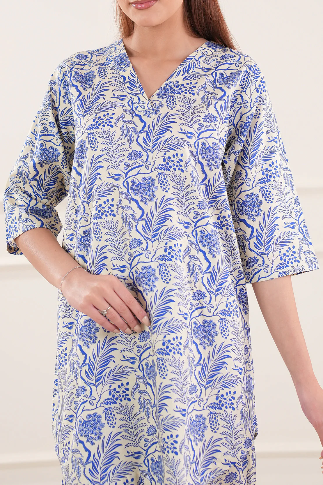 Printed Lawn Stitched 2 Piece (Shirt/Trouser)