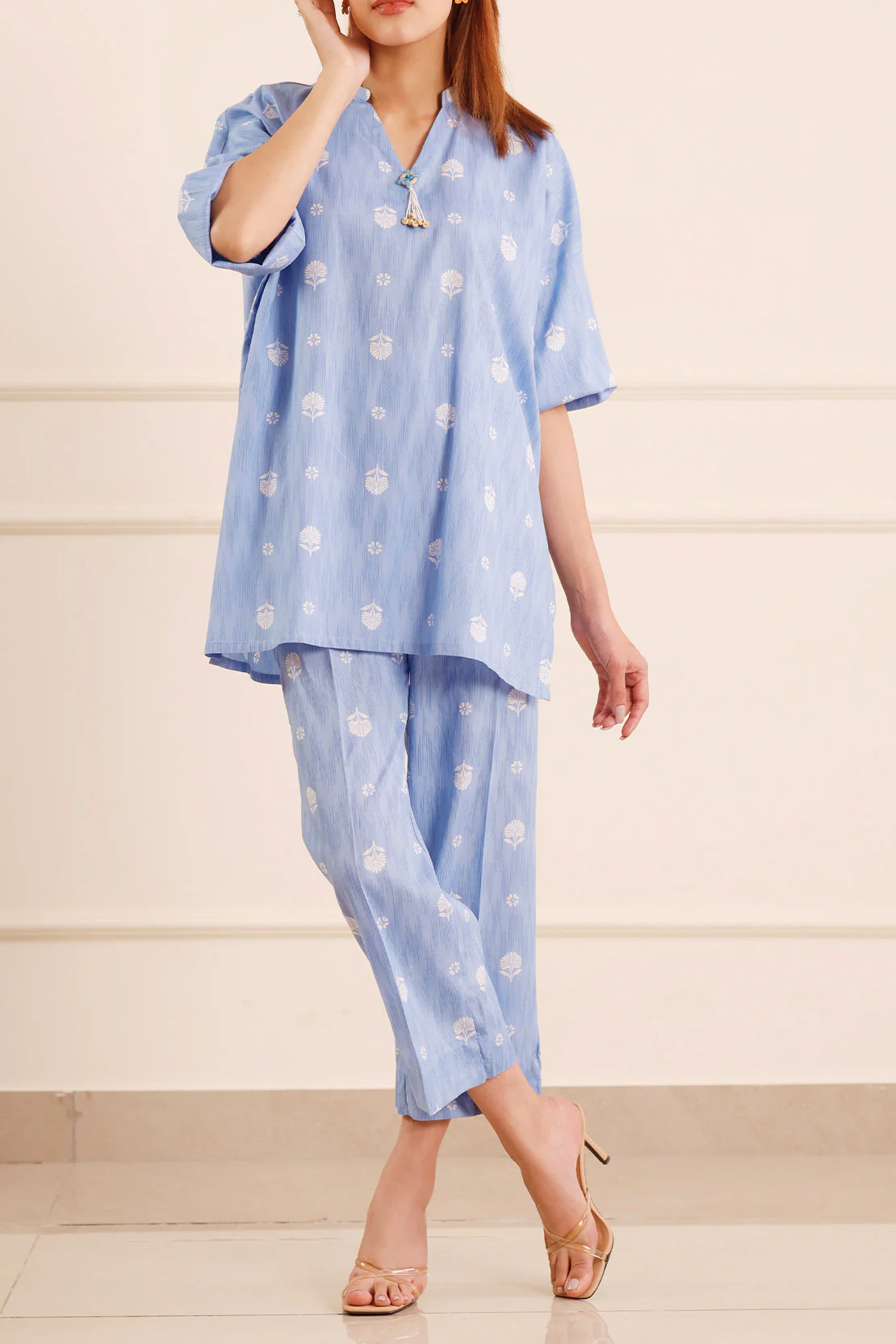 Printed Lawn Stitched 2 Piece (Shirt/Trouser) - Image 3