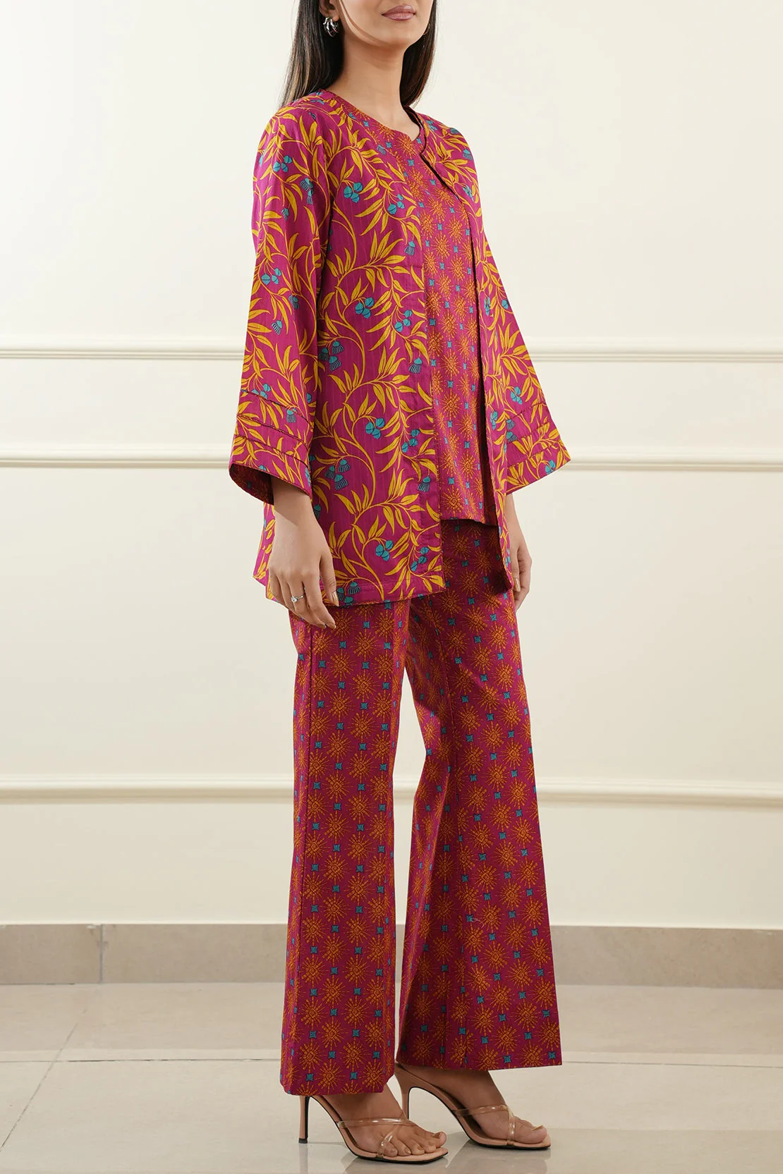 Printed Lawn Stitched 2 Piece (Shirt/Trouser) - Image 2