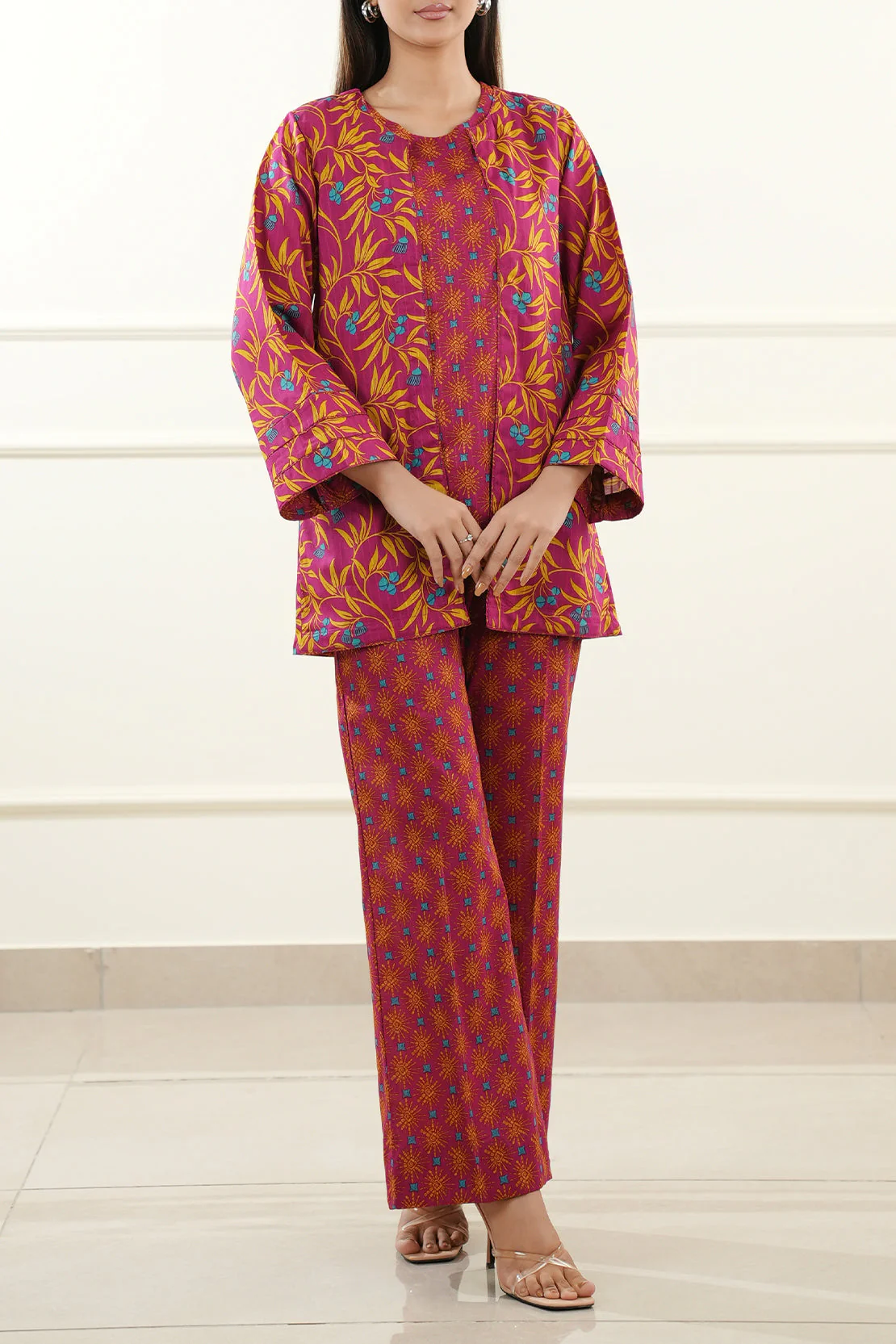 Printed Lawn Stitched 2 Piece (Shirt/Trouser) - Image 3