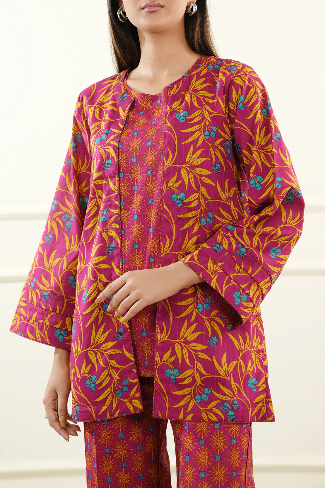 Printed Lawn Stitched 2 Piece (Shirt/Trouser) - Image 5