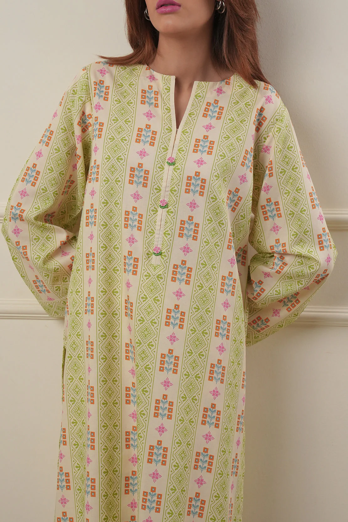 Printed Lawn Stitched 2 Piece (Shirt/Trouser) - Image 6