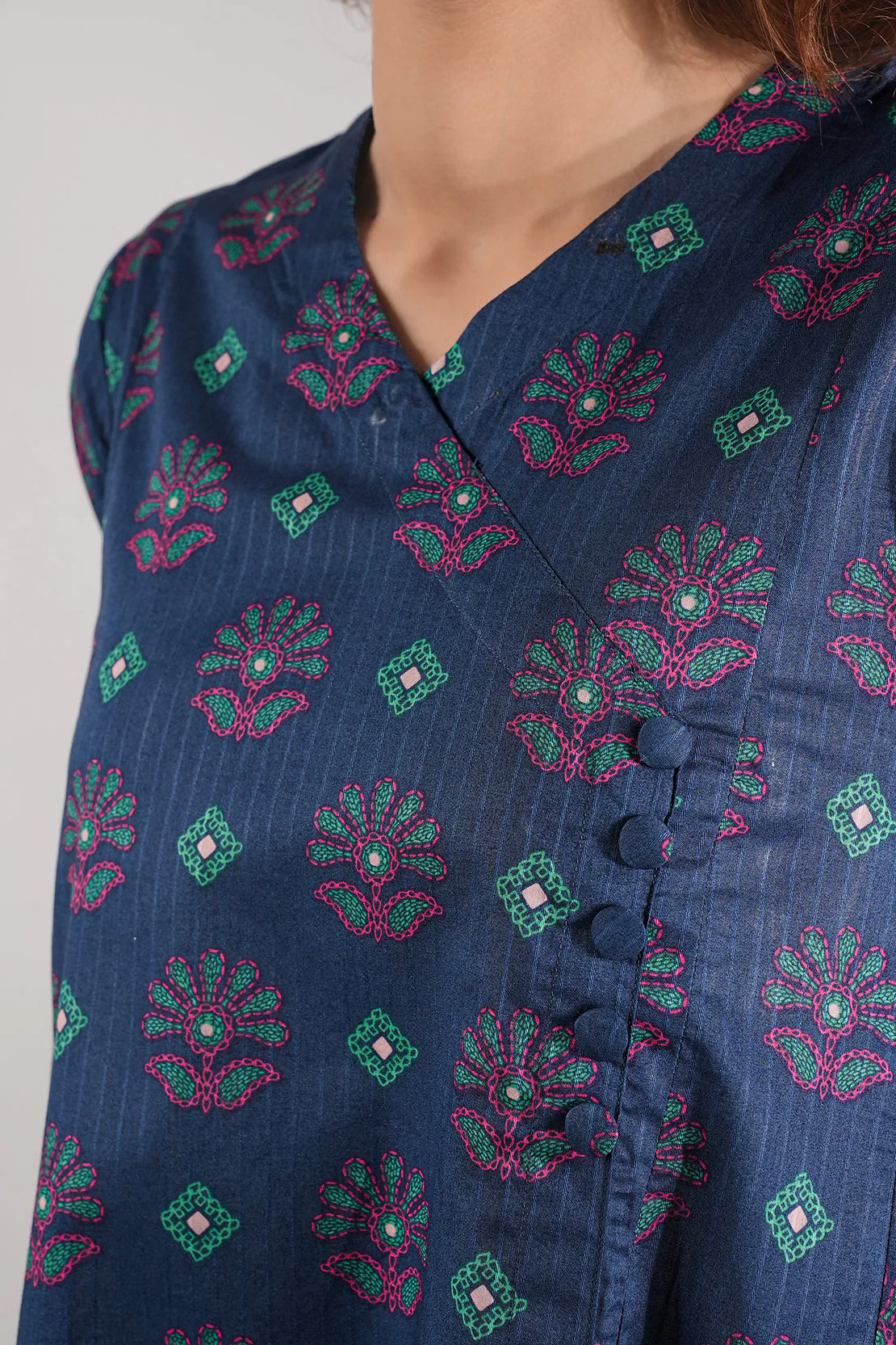 Printed Lawn Stitched 2 Piece (Shirt/Trouser) - Image 6