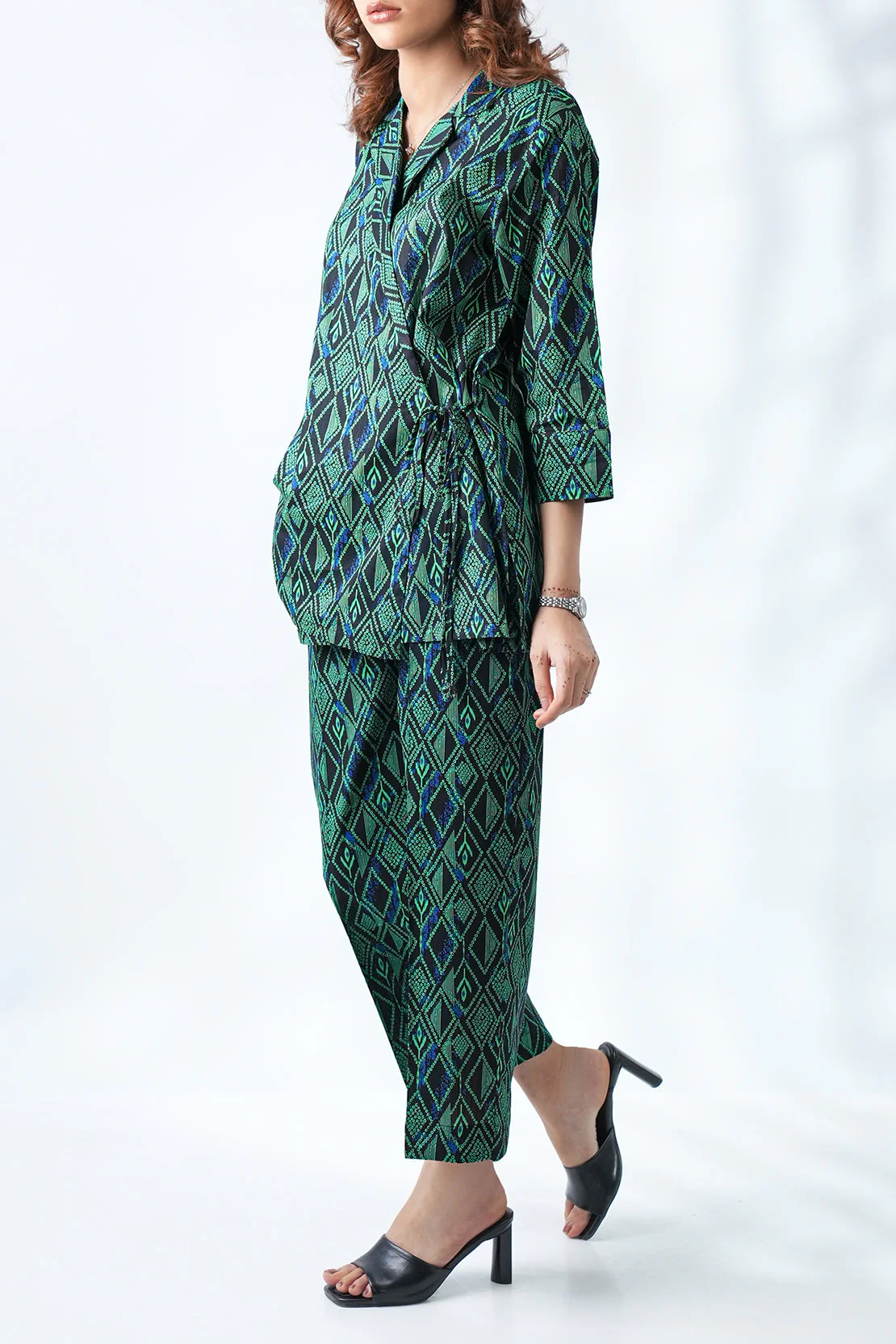Printed Lawn Stitched 2 Piece (Shirt/Trouser) - Image 2