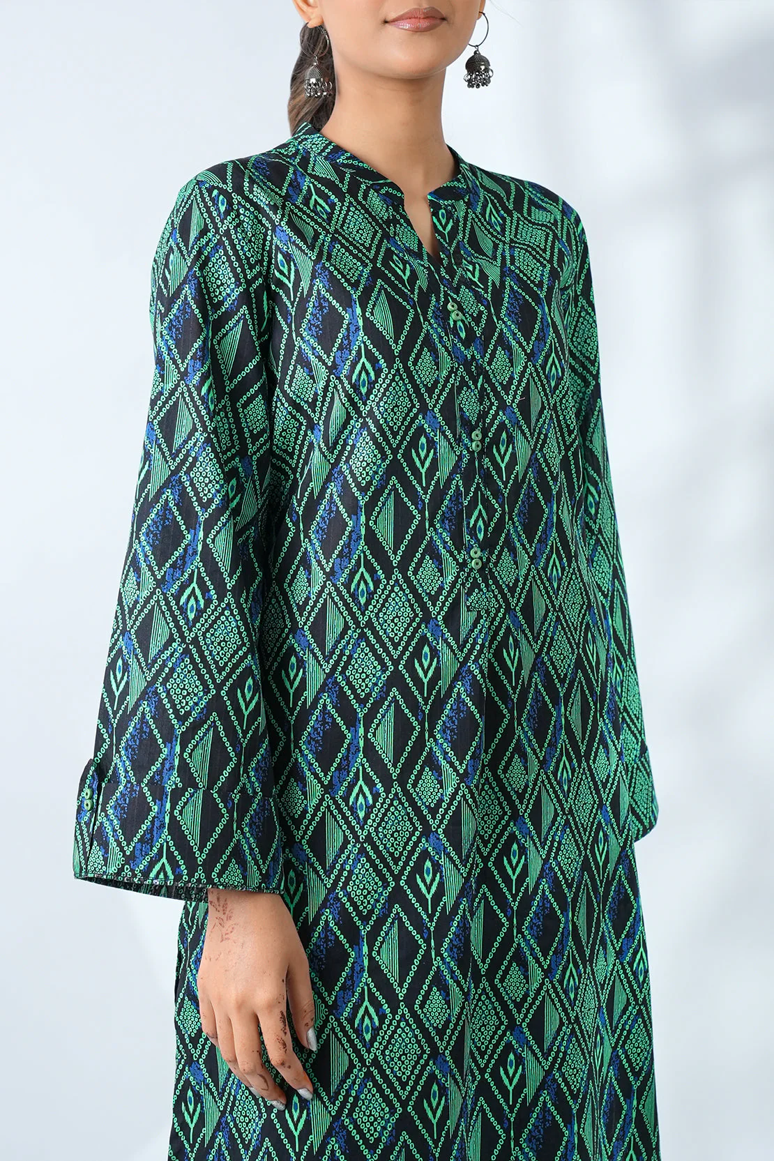Printed Lawn Stitched 2 Piece (Shirt/Trouser)