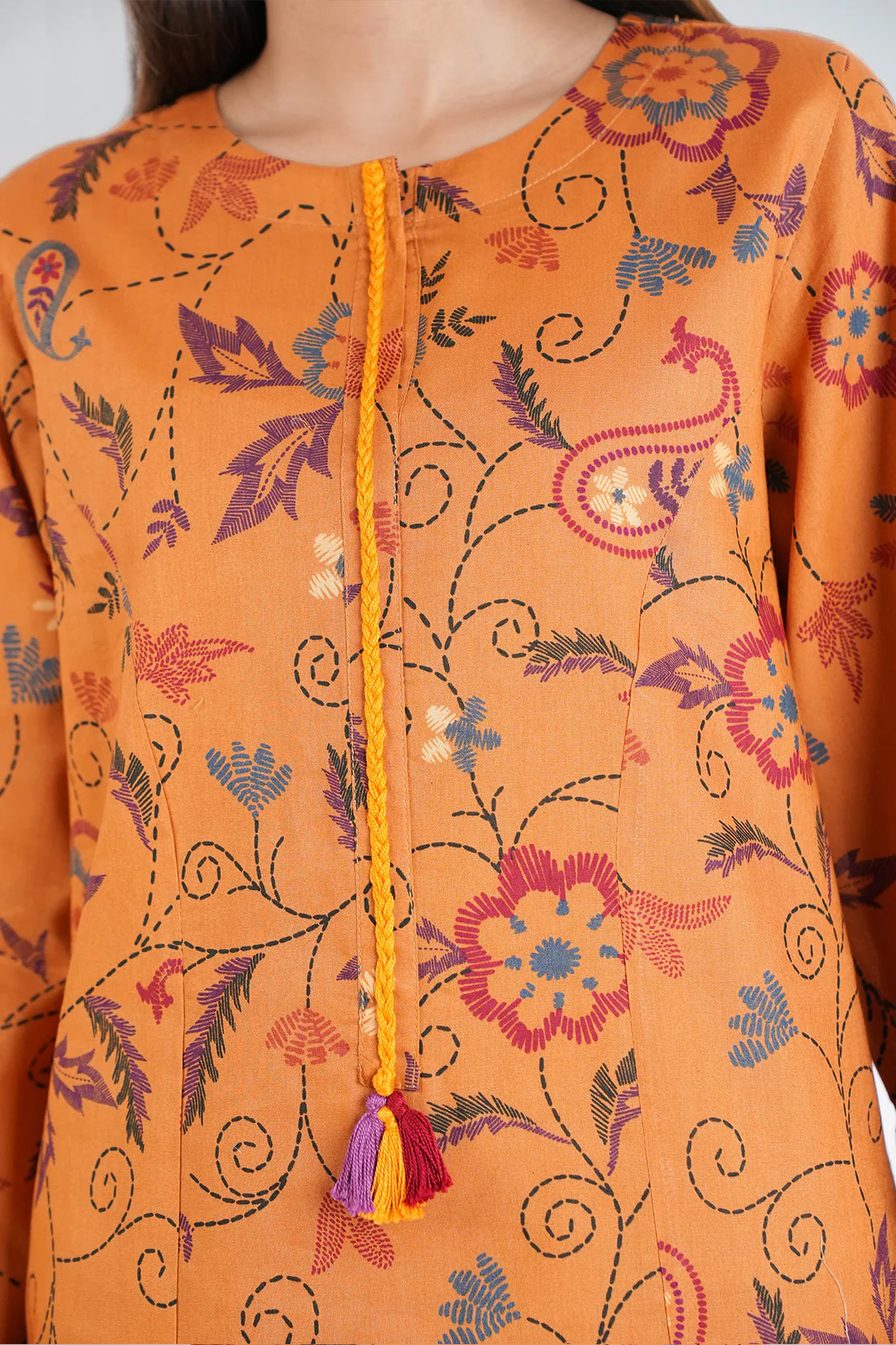 Printed Lawn Stitched 2 Piece (Shirt/Trouser) - Image 6