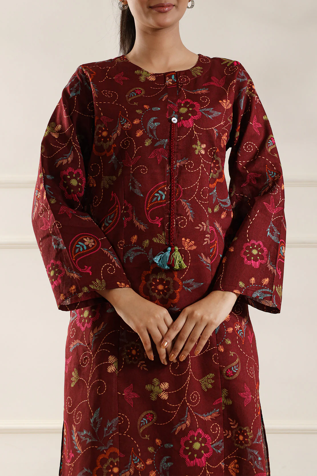 Printed Lawn Stitched 2 Piece (Shirt/Trouser)