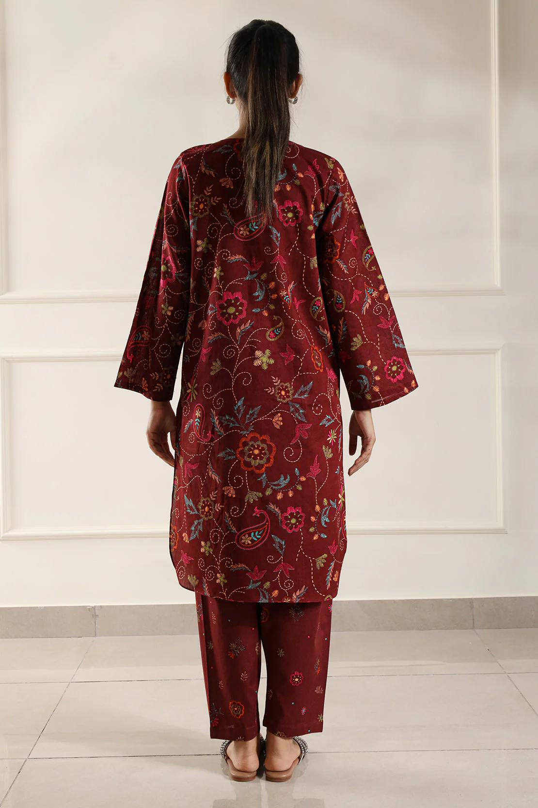 Printed Lawn Stitched 2 Piece (Shirt/Trouser) - Image 5