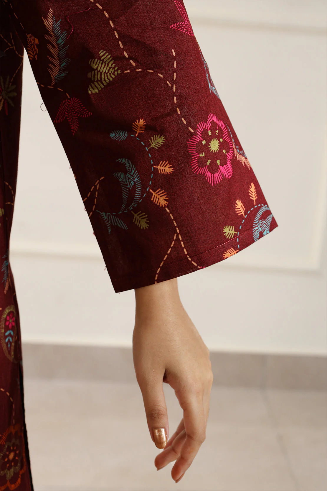 Printed Lawn Stitched 2 Piece (Shirt/Trouser) - Image 8