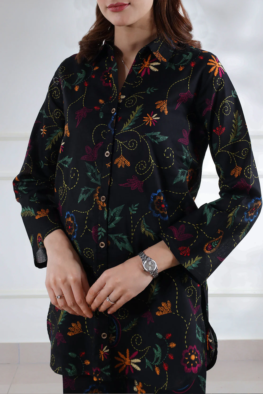 Printed Lawn Stitched 2 Piece (Shirt/Trouser)