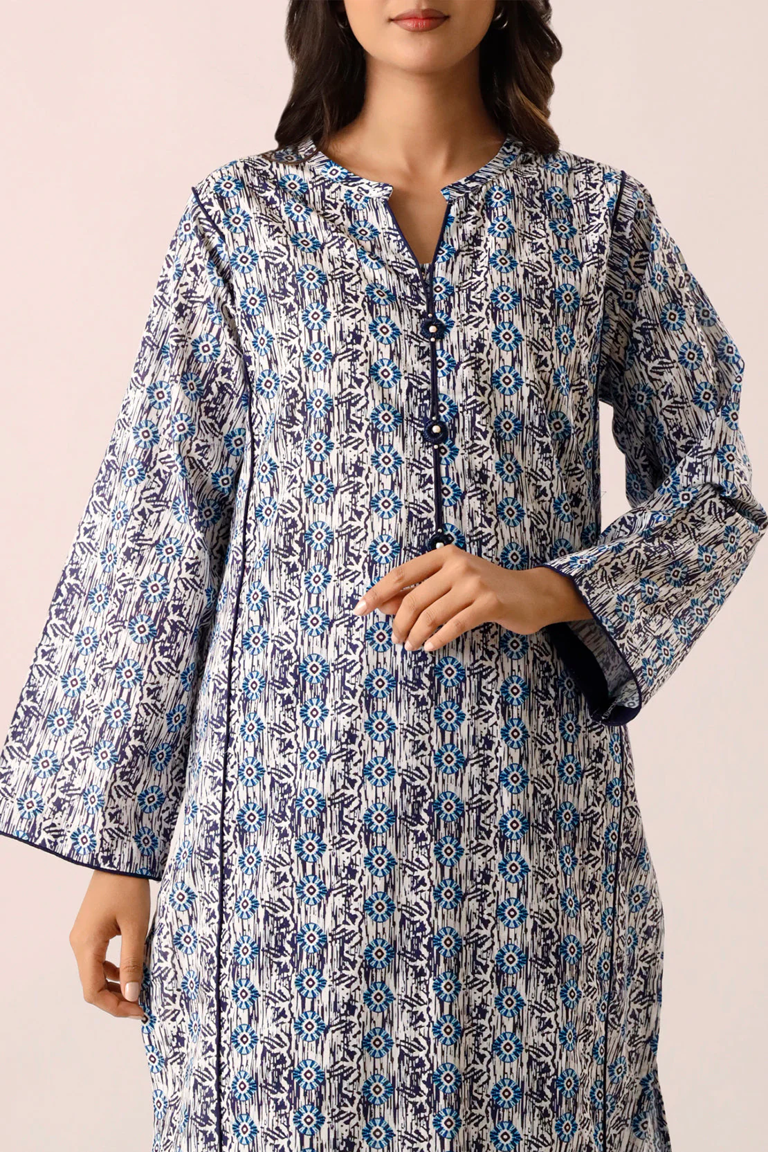 Printed Lawn Stitched 2 Piece (Shirt/Trouser) - Image 4