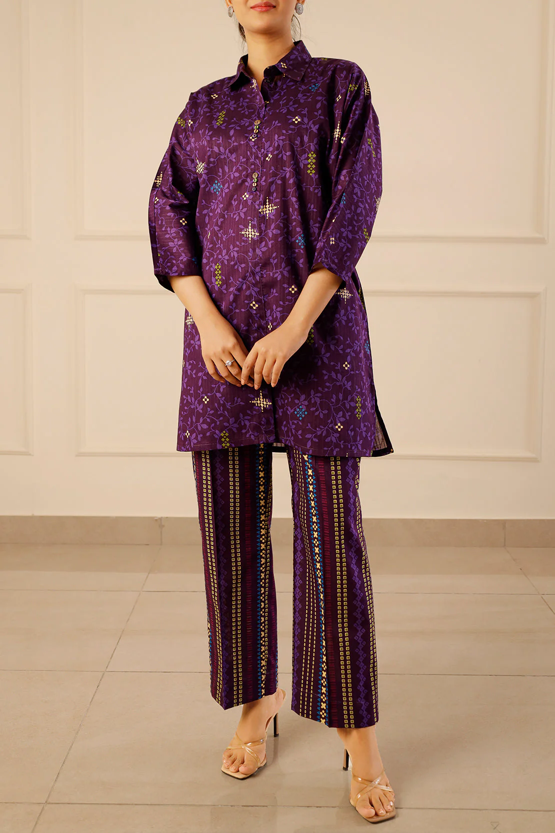 Printed Lawn Stitched 2 Piece (Shirt/Trouser) - Image 2
