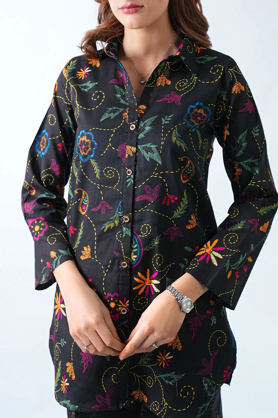 Printed Lawn Stitched 2 Piece (Shirt/Trouser)