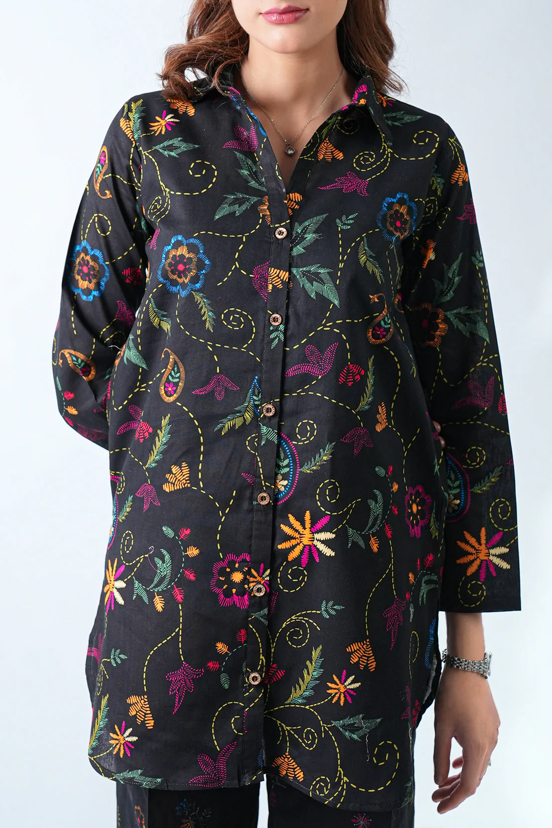 Printed Lawn Stitched 2 Piece (Shirt/Trouser) - Image 5