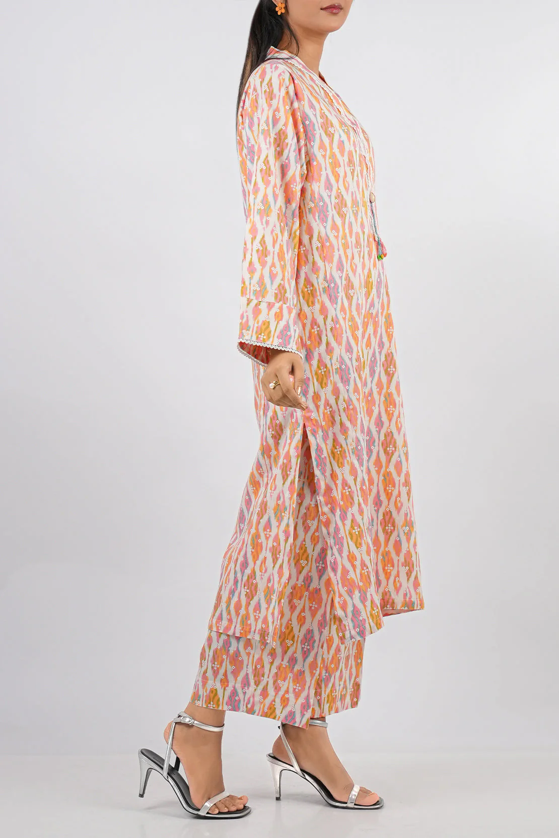 Printed Lawn Stitched 2 Piece (Shirt/Trouser) - Image 3