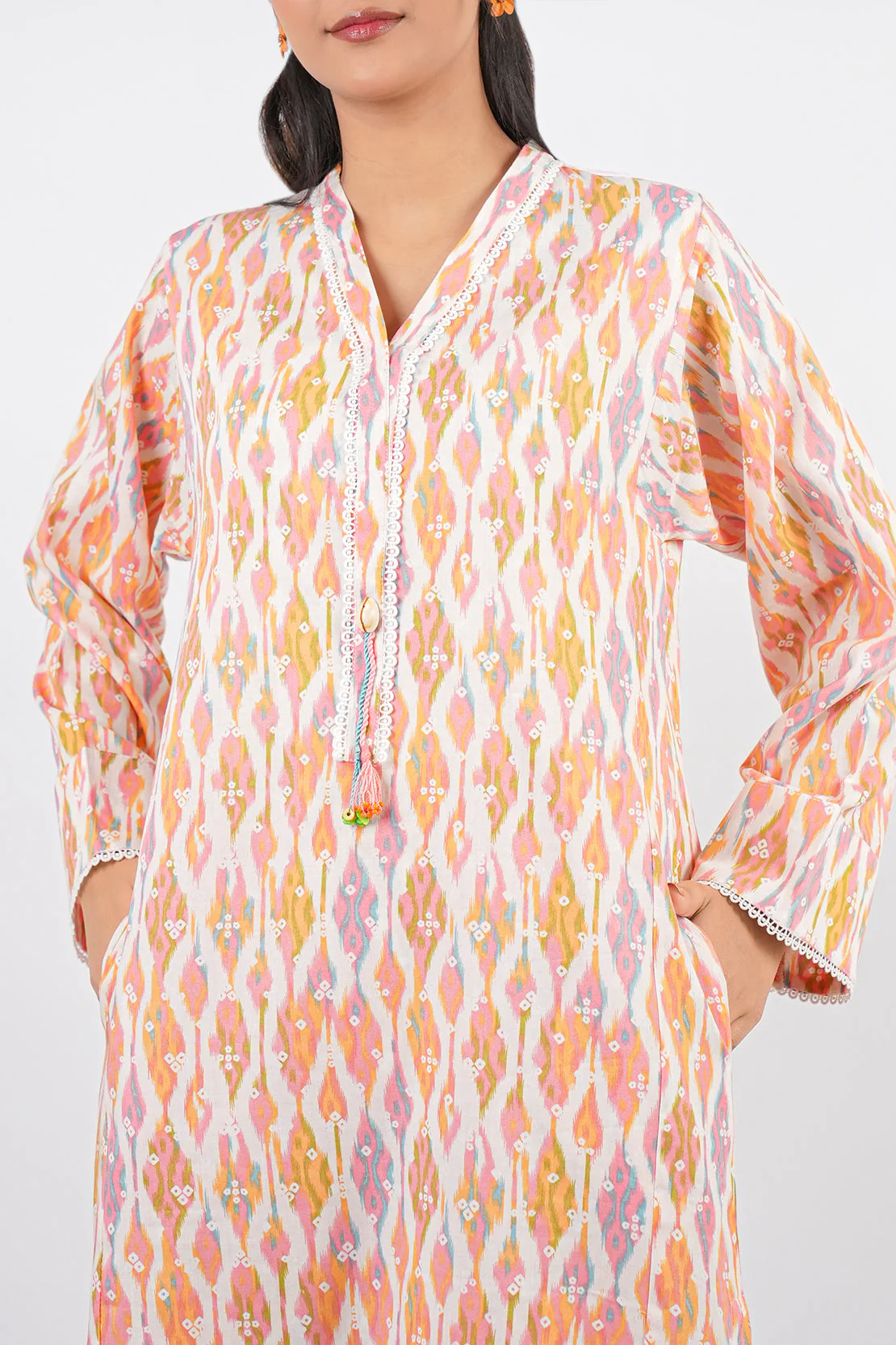 Printed Lawn Stitched 2 Piece (Shirt/Trouser) - Image 6