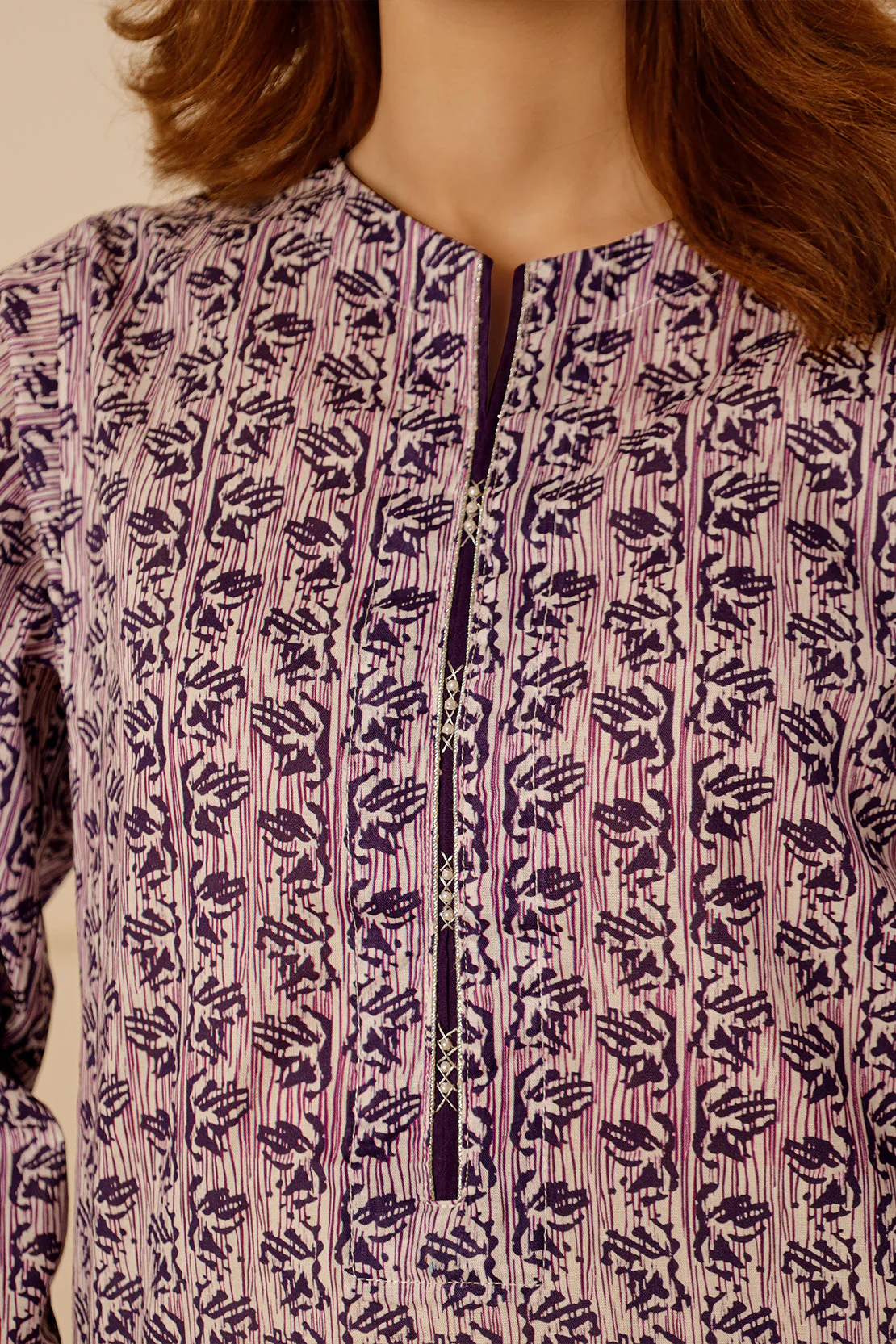 Printed Lawn Stitched 2 Piece (Shirt/Trouser) - Image 7