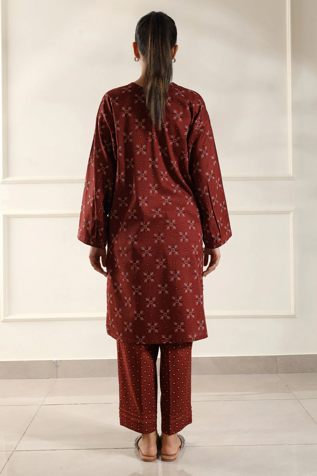 Printed Lawn Stitched 2 Piece (Shirt/Trouser) - Image 9
