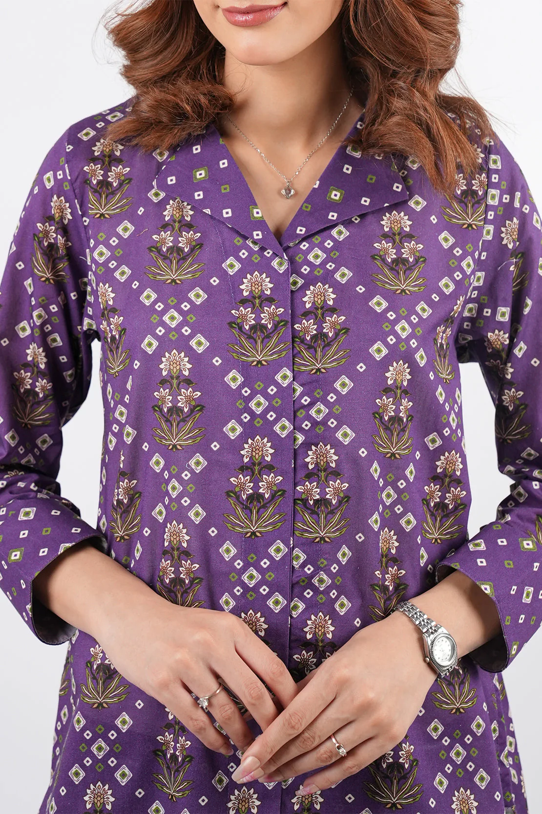 Printed Lawn Stitched 2 Piece (Shirt/Trouser)