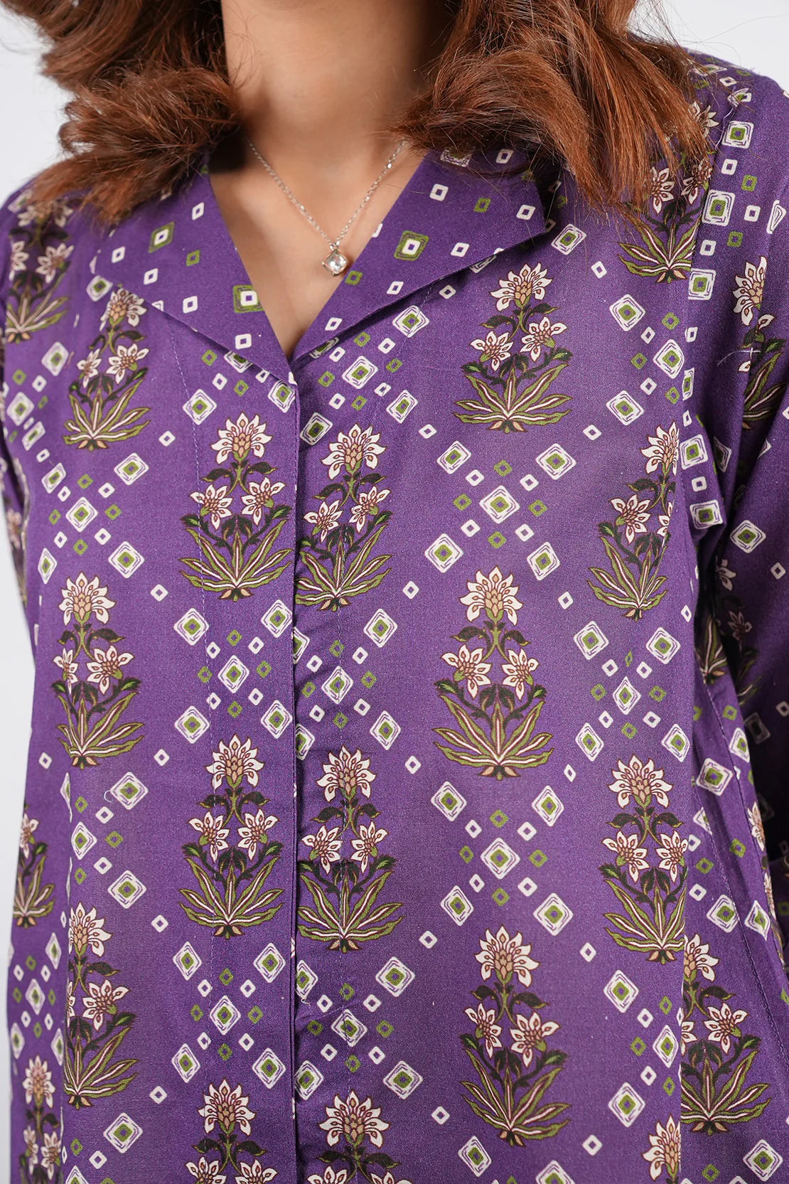 Printed Lawn Stitched 2 Piece (Shirt/Trouser) - Image 7