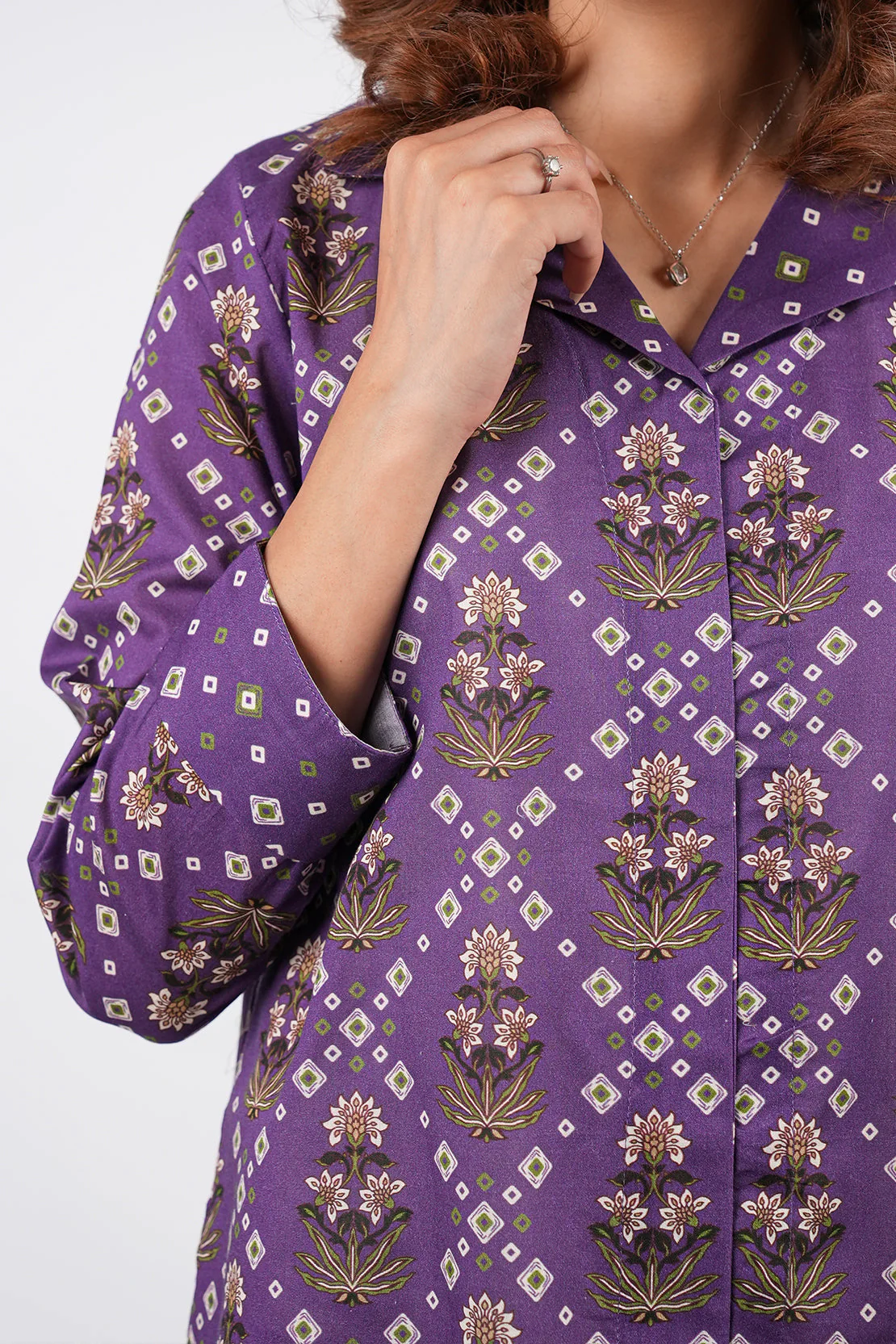 Printed Lawn Stitched 2 Piece (Shirt/Trouser) - Image 8