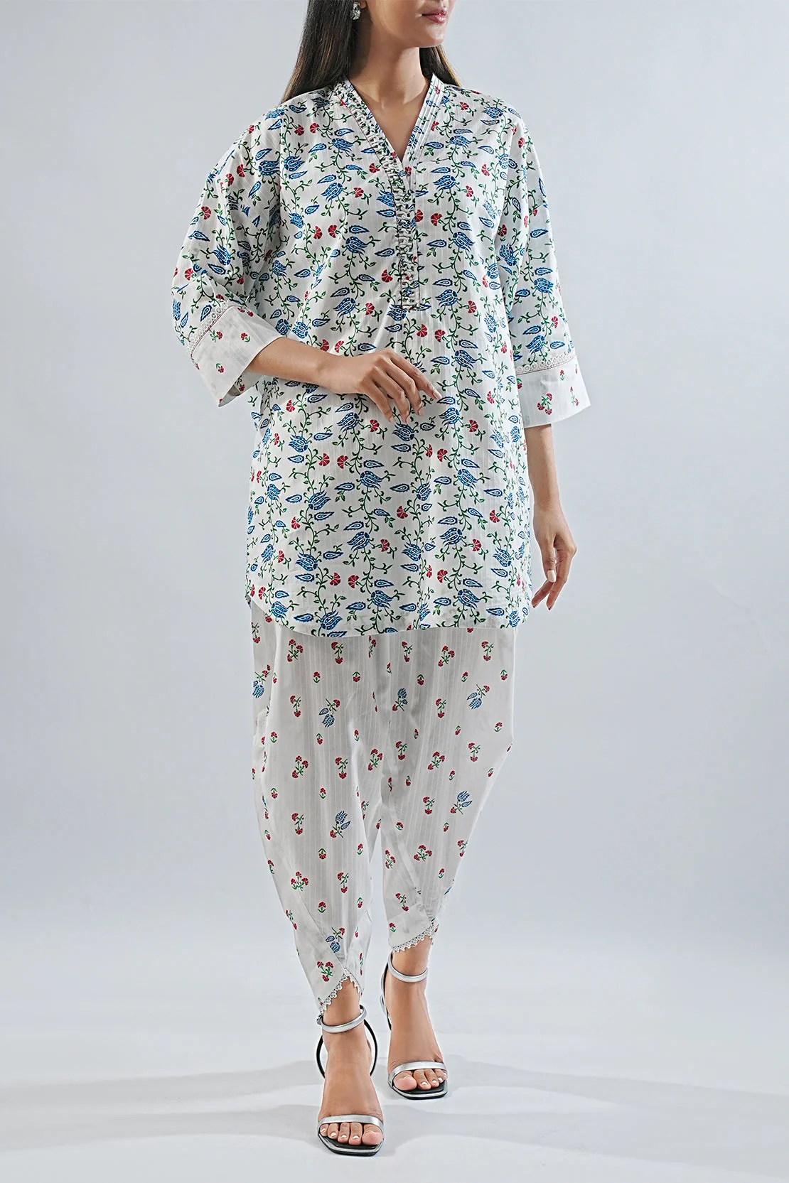 Printed Lawn Stitched 2 Piece (Shirt/Trouser) - Image 2