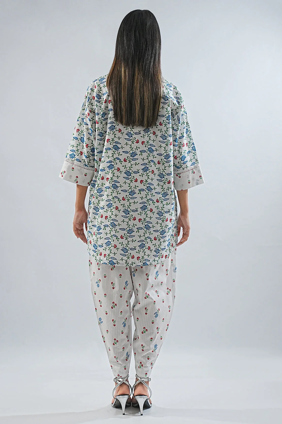 Printed Lawn Stitched 2 Piece (Shirt/Trouser) - Image 6