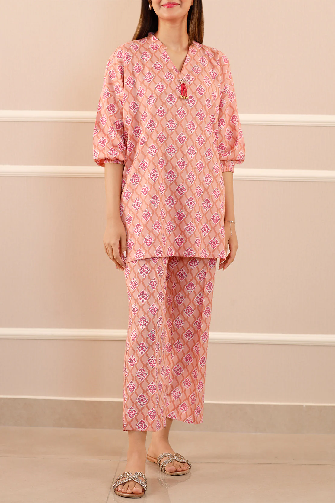 Printed Lawn Stitched 2 Piece (Shirt/Trouser) - Image 2