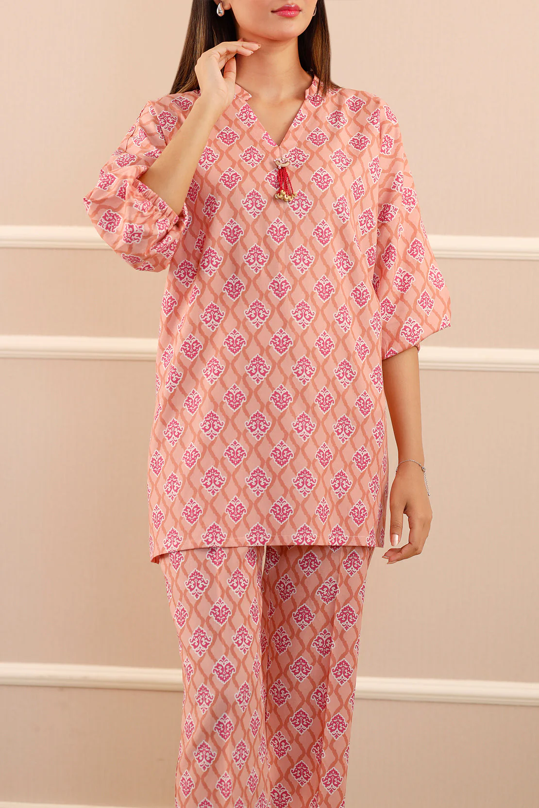 Printed Lawn Stitched 2 Piece (Shirt/Trouser) - Image 4