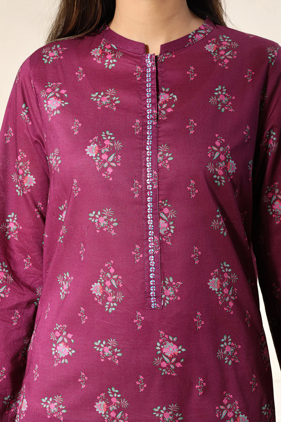 Printed Lawn Stitched 2 Piece (Shirt/Trouser) - Image 5