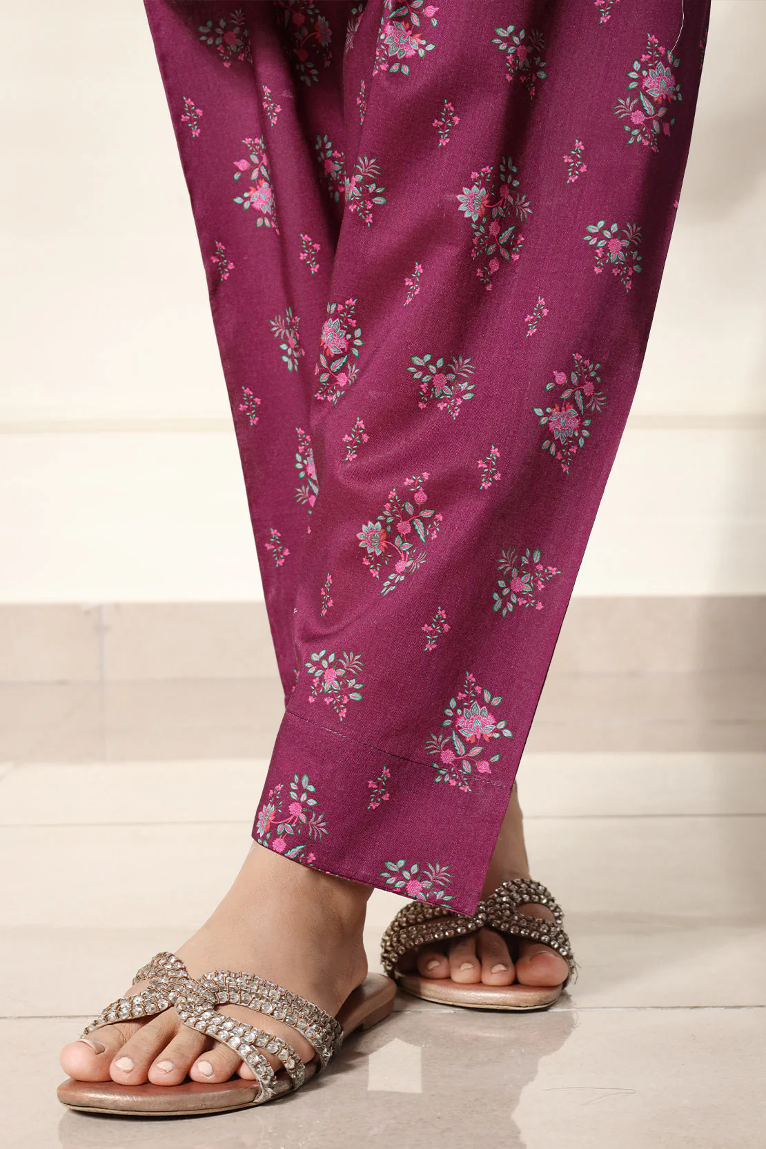 Printed Lawn Stitched 2 Piece (Shirt/Trouser) - Image 7