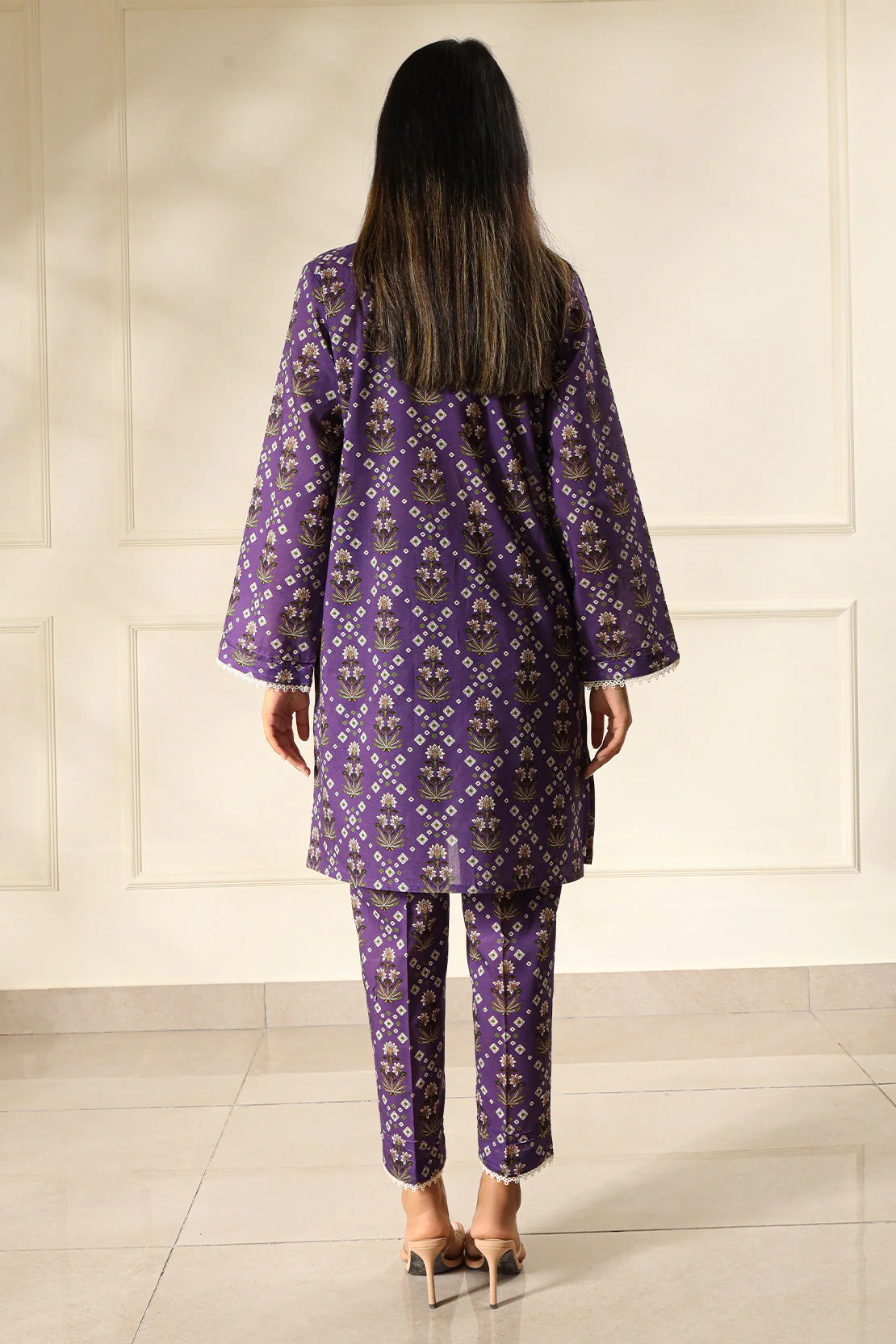 Printed Lawn Stitched 2 Piece (Shirt/Trouser) - Image 5