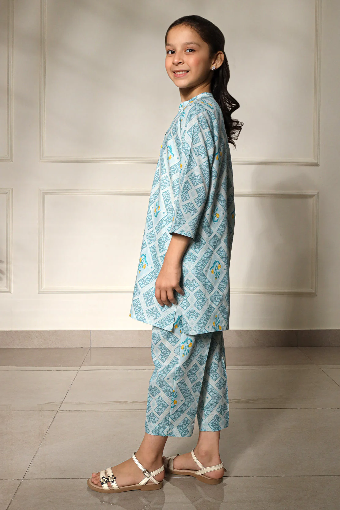 Printed Lawn Stitched 2 Piece (Shirt/Trouser) - Image 4