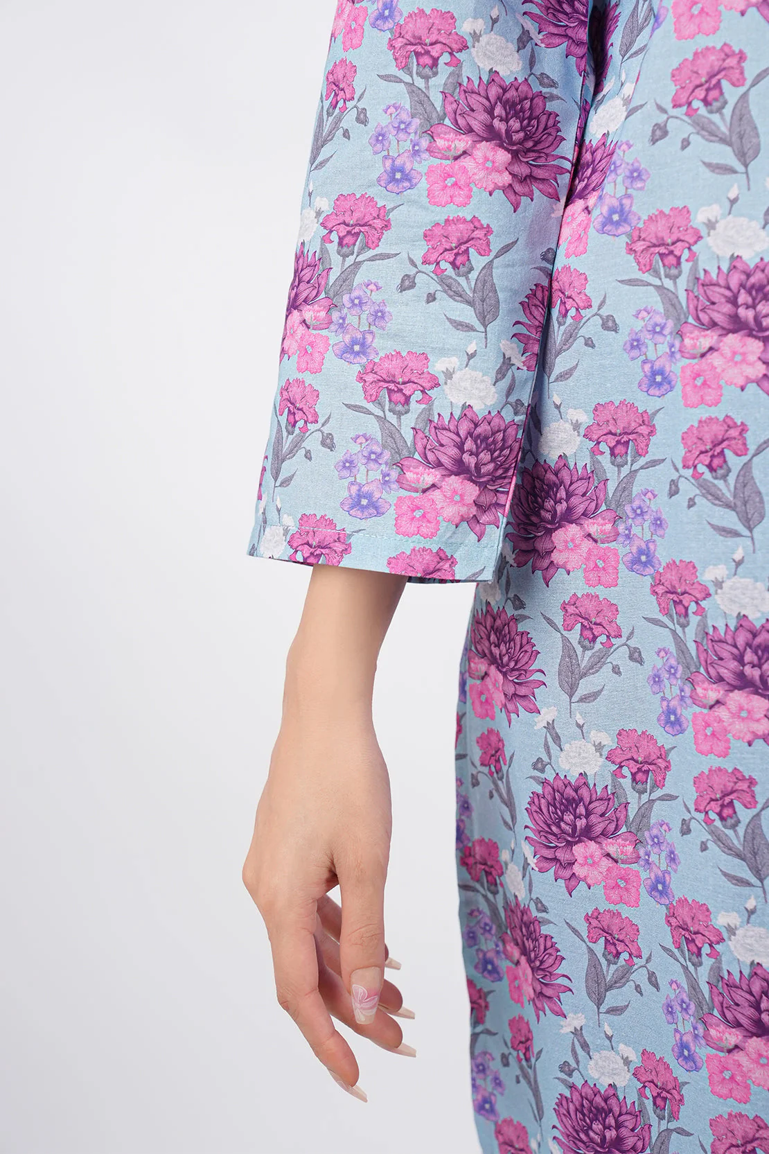 Printed Lawn Stitched 2 Piece (Shirt/Trouser) - Image 7