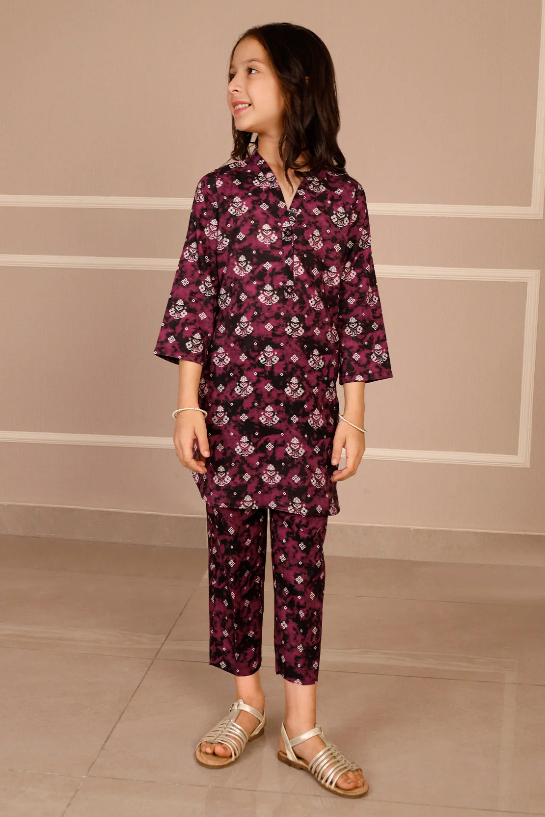 Printed Lawn Stitched 2 Piece (Shirt/Trouser) - Image 2