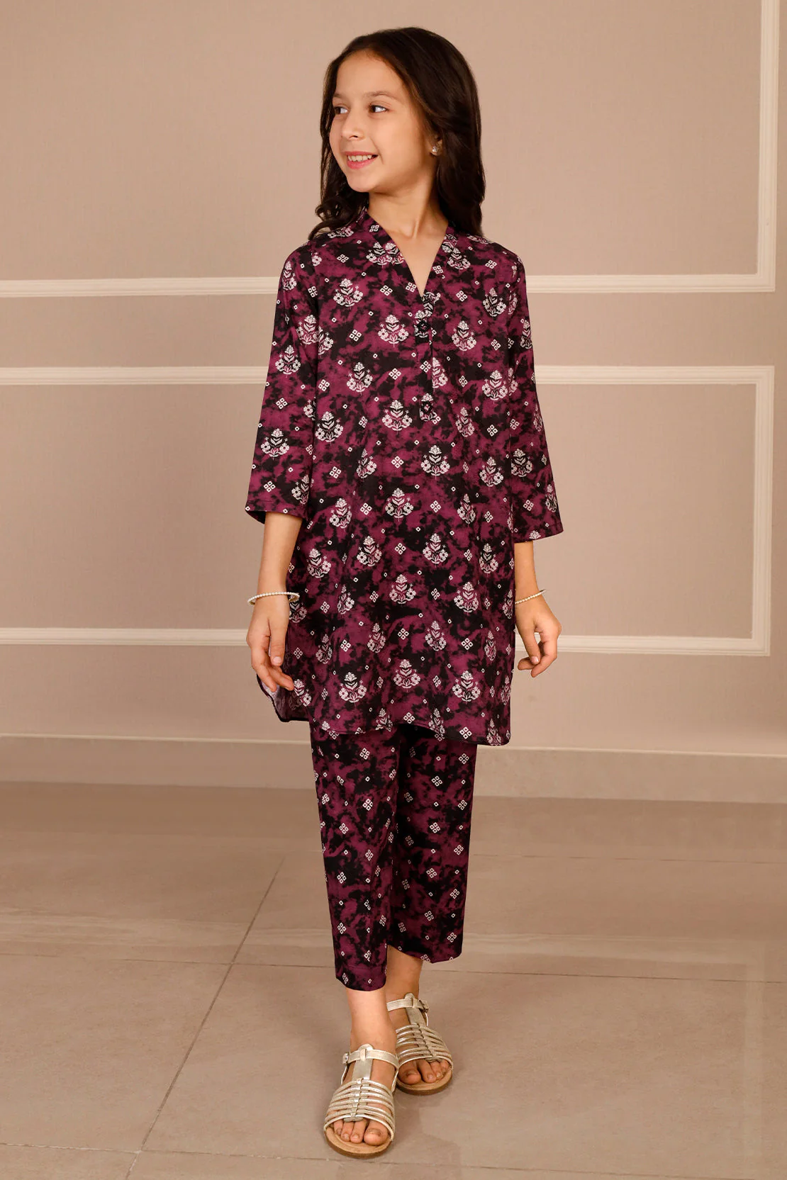 Printed Lawn Stitched 2 Piece (Shirt/Trouser) - Image 3